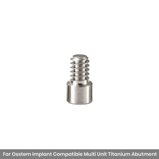 Mediden Osstem Implant Compatible Multi Unit Titanium Abutment Screw (OSMU) (Pack of 10)