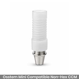 Dentaltech Osstem Mini Compatible Non-Hex CCM Castable Abutment - 2