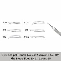 GDC Scalpel Handle No. 3 (12.5cm) (10-130-03)