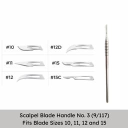 Waldent Scalpel Blade Handle No. 3 (9/117)