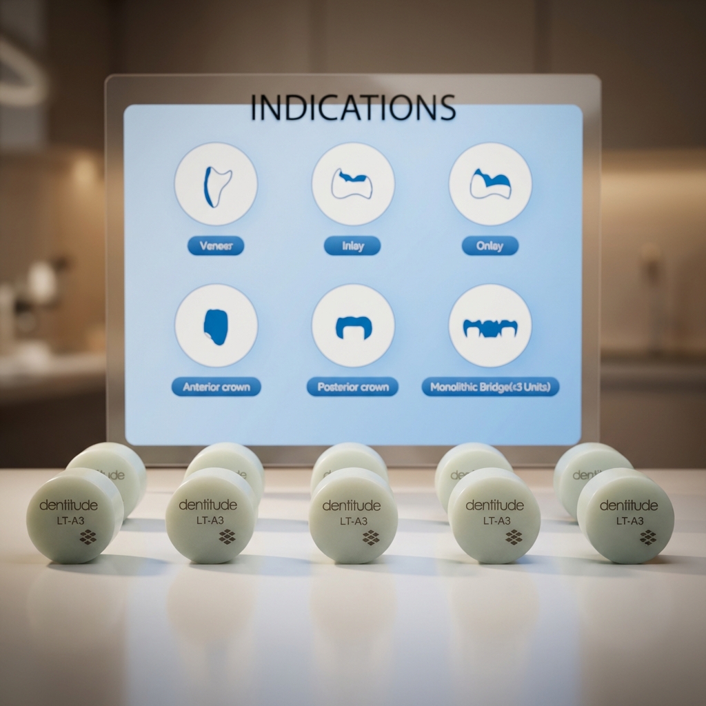 Dentitude Glass Ceramic Press Ingots LT A3