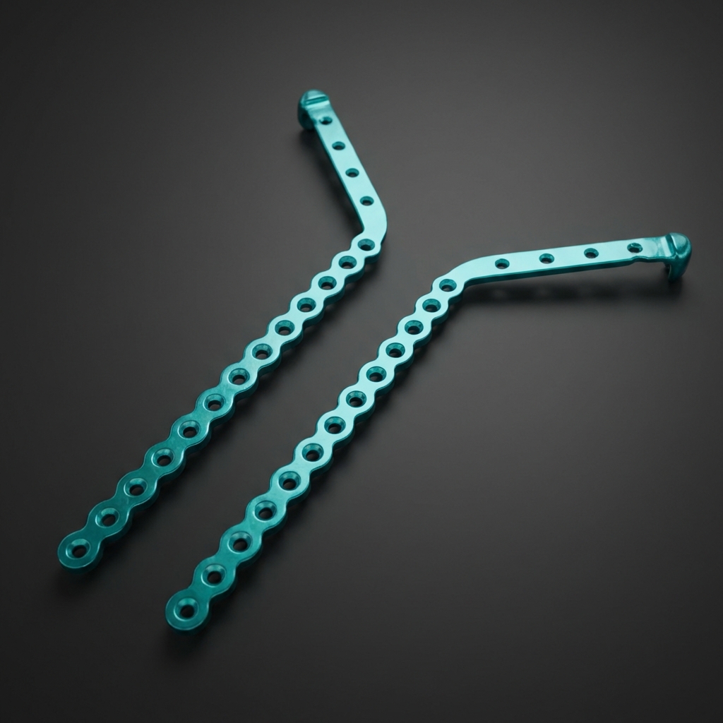 SK Surgicals Titanium Reconstruction Plates With Condyle - 2.5mm