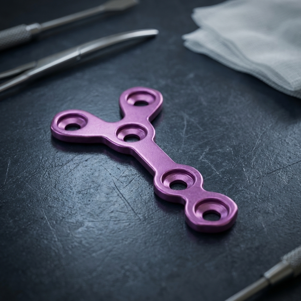 SK Surgicals Titanium Mini Bone Plates Y Shape 1.5mm (5 Holes) -105.480T