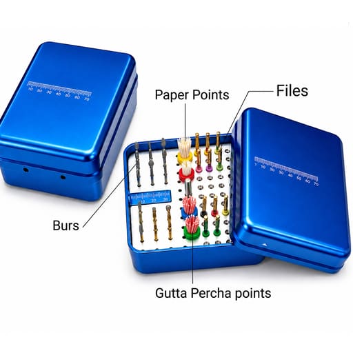 GII Almunium Endo Box - 116 Holes