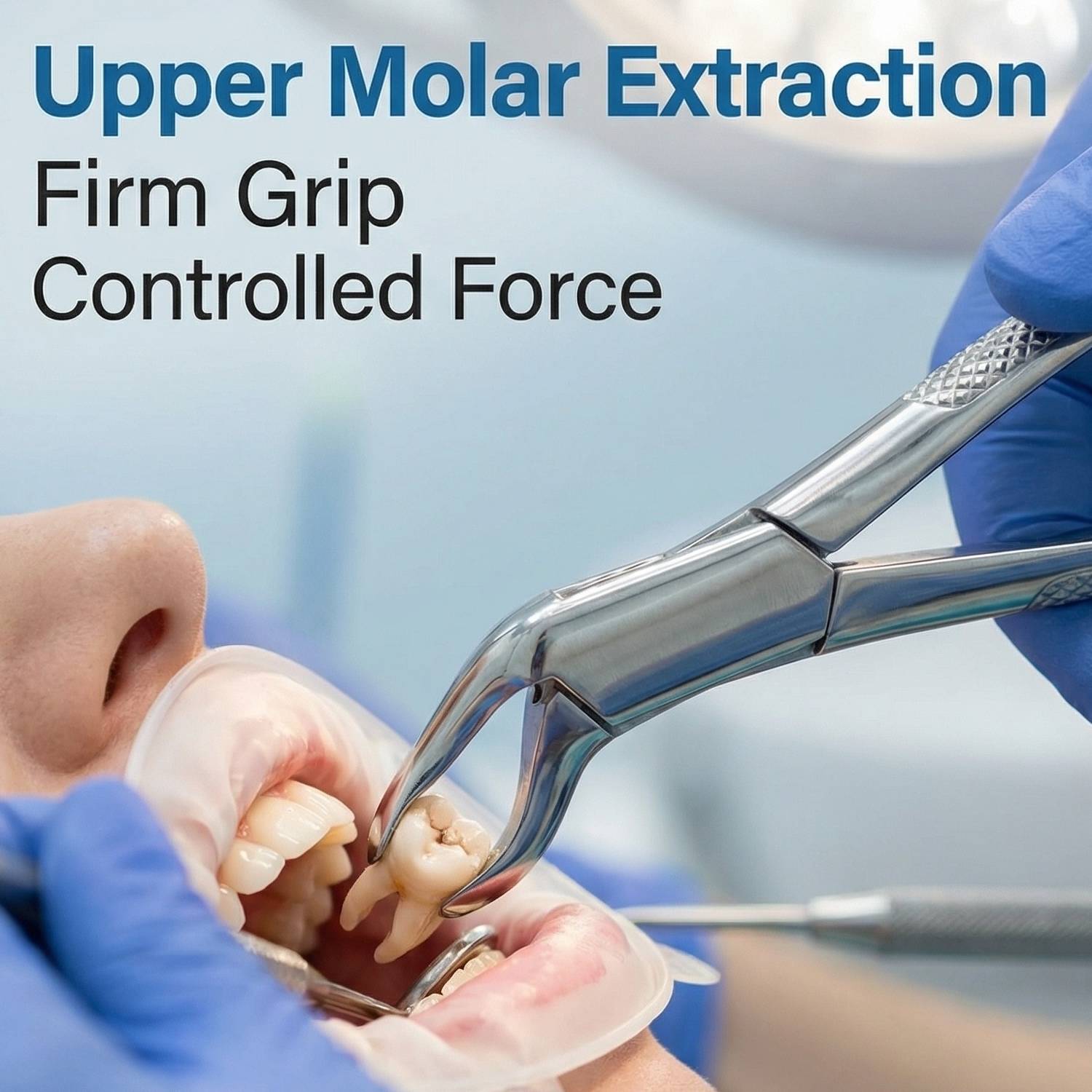 GDC American Forcep Nevius First & Second Upper Molar Teeth Left # 88L (F88L)