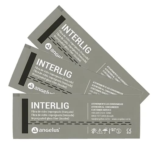 Angelus Interlig Glass Fiber Splint - Single Patient Strip (Pack of 4)