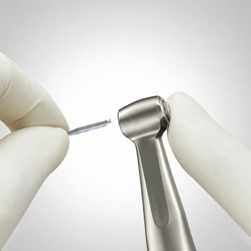 Apple Contra Angle Push Button Handpiece