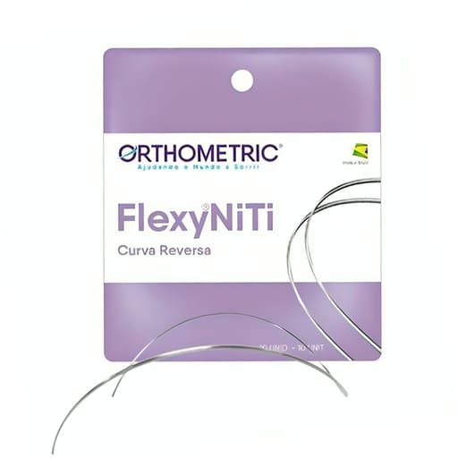 OrthoMetric Flexy NiTi Reverse Curve Intraoral Rectangular Archwire - 019X025 Upper - (51.18.2519)