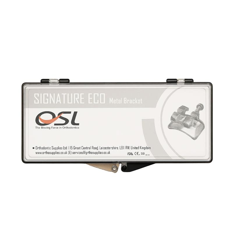 OSL Signature Eco Metal Orthodontic Bracket Kit - MBT0.018