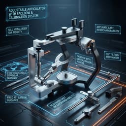 Corident C.S.A-400 Dental Articulator with Facebow - 5
