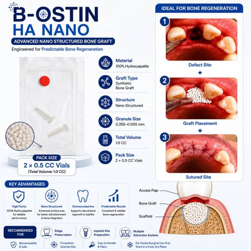 B-Ostin HA Nano 0.355-0.500 mm 1.0 CC (0.5 X 2) 2 Vials Pack - DB103-006