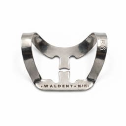 Waldent Brinker Rubber Dam Universal Clamp Adult | For Bicuspids & Incisors - B6 (16/151) - 2