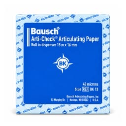 Bausch Articulating Paper Roll in Dispenser 16mm Wide 15 Mts Blue-BK 13