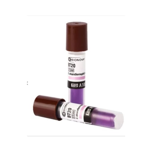 Bionova Biological Indicator - Steam Rapid Sterilization (Pack of 50) (Short Expiry 11-2026)