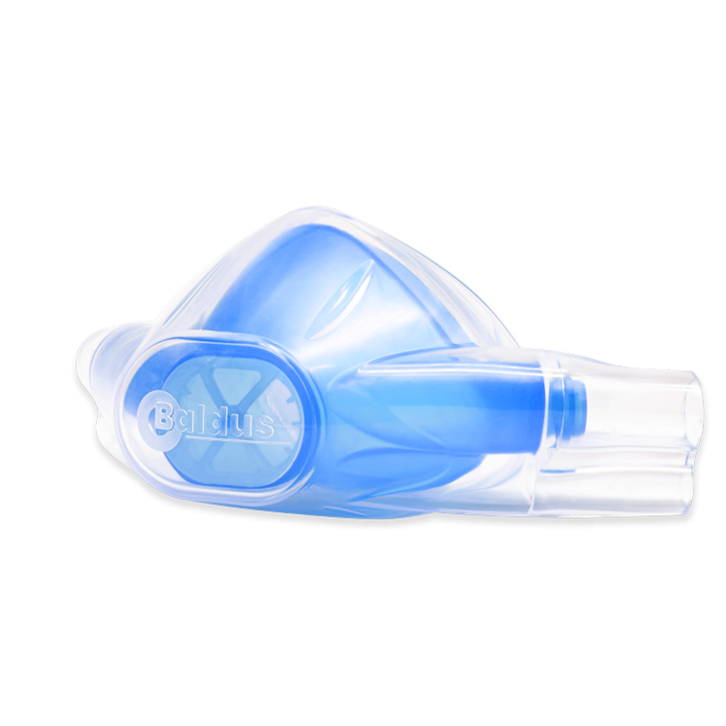 Baldus Disposable Double Nasal Mask Adult - Scent Blueberry Dance (16030-A Blue) Pack Of 12