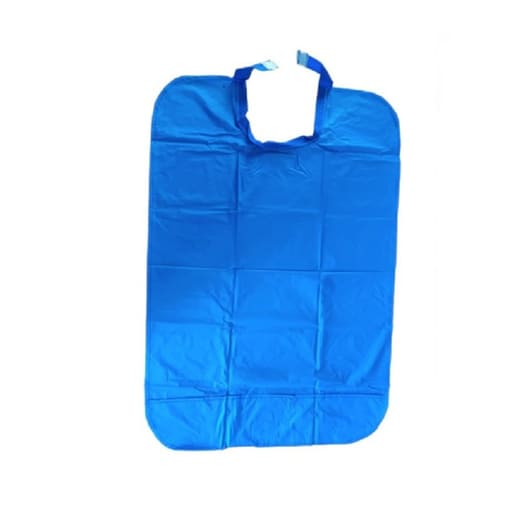 Oro Dental Vinyl Pateint Apron - Sky Blue