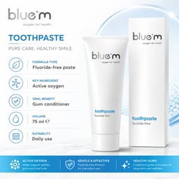 BlueM Fluoride Free Toothpaste - 75ml - 2