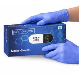 Palmtex Pro Nitrile Gloves Blue (Pack of 100)