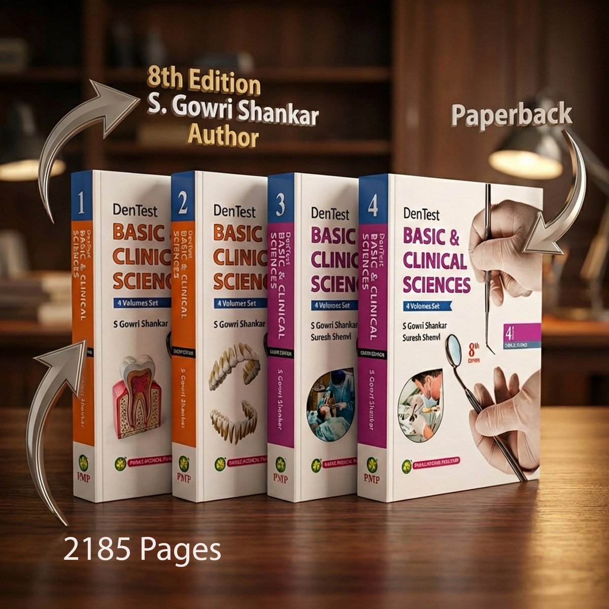 DenTest Basic And Clinical Sciences 4 Volume Set 8th Edition (ISBN - 915436)