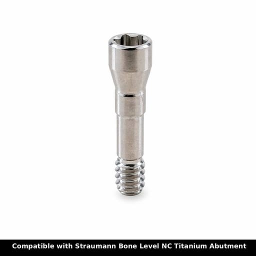 Mediden Straumann Bone Level NC Compatible Titanium Abutment Screw (S-63) (Pack of 10)