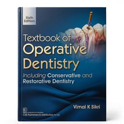 CBS Textbook of Operative Dentistry (Conservative & Restorative Dentistry) 6th Edition | Vimal K. Sikri | ISBN 057197