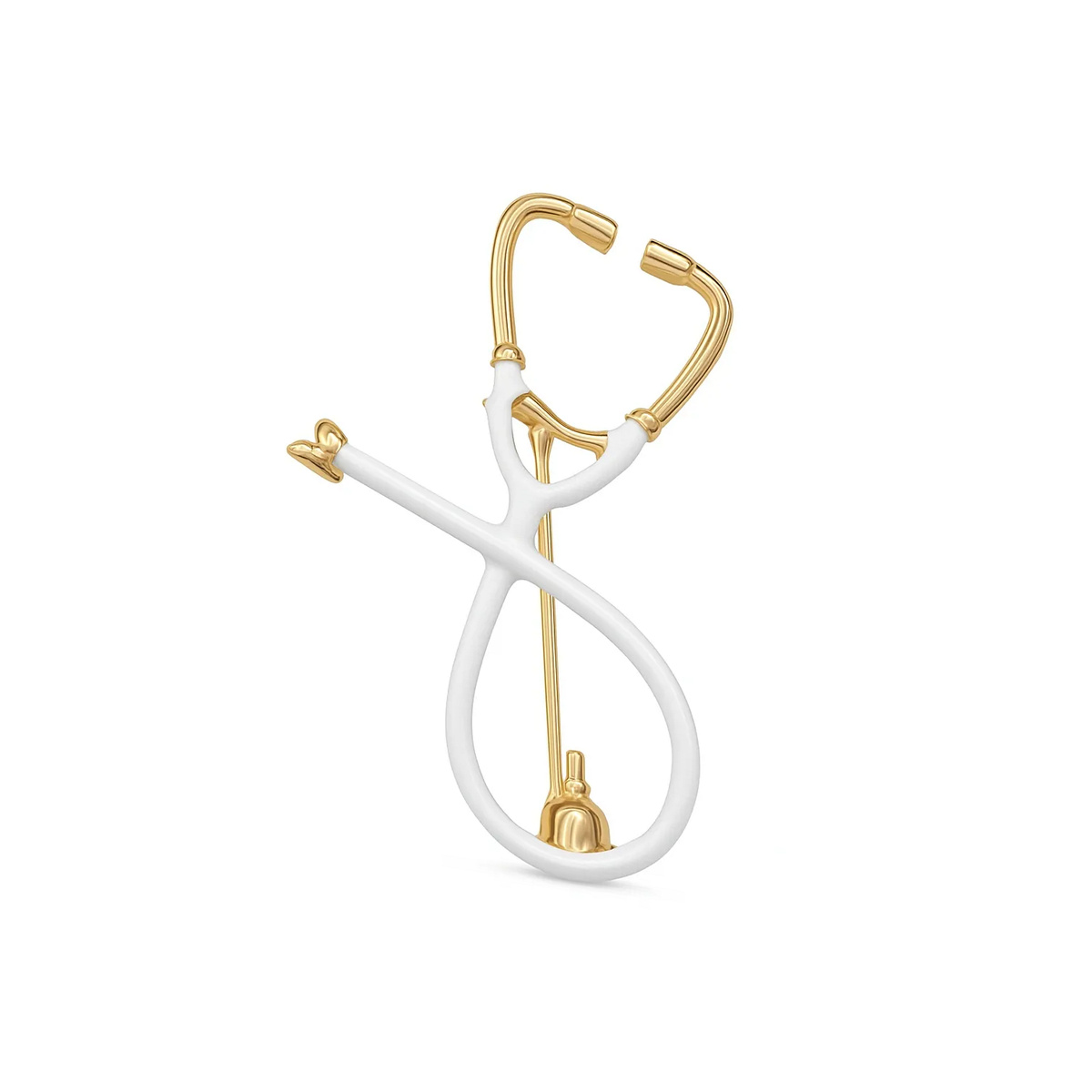 iDENTical Stethoscope Shape Brooch - Pack of 1 (ZYR-7802)