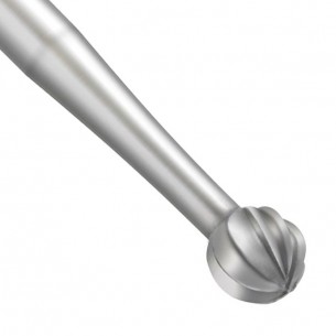 Prima Dental Round Surgical Carbide Bur 25 Mm FG - #4 (Pack of 10)