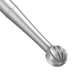 Prima Dental Round Surgical Carbide Bur 25 Mm FG - #4 (Pack of 10) - 3
