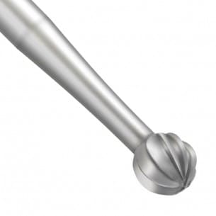 Prima Dental Round Surgical Carbide Bur 25 Mm FG - #4 (Pack of 10)
