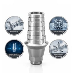 Dentaltech Dentium Superline | DIO | Megagen | Dentis | CWM Compatible Ti Base - 5