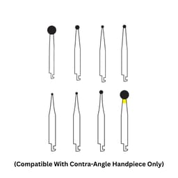 Pivo Ball Round Contra-angle Diamond Bur CA - BR (Pack Of 5)