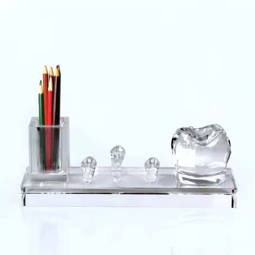 iDENTical Glass Business Card Holder
