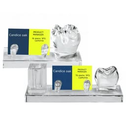 iDENTical Glass Business Card Holder - 1