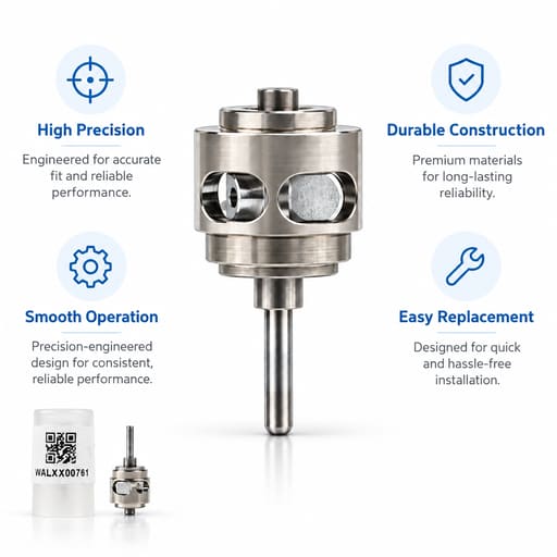 Cartridge For Waldent Premium Led Airotor Turbine Vasa series (W-118c)