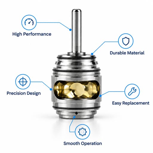 Cartridge For Waldent Tesla Airotor Standard Head (W-160C)