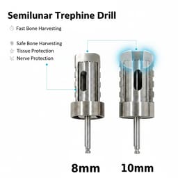 Julldent Semilunar Trephine Drill (JULL-DENT 225) - 6