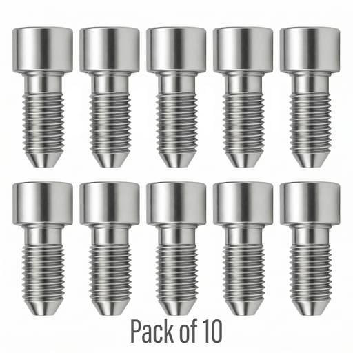 Mediden DIO Implant Compatible Multi Unit Titanium Abutment Screw (DIMUS) (Pack of 10)