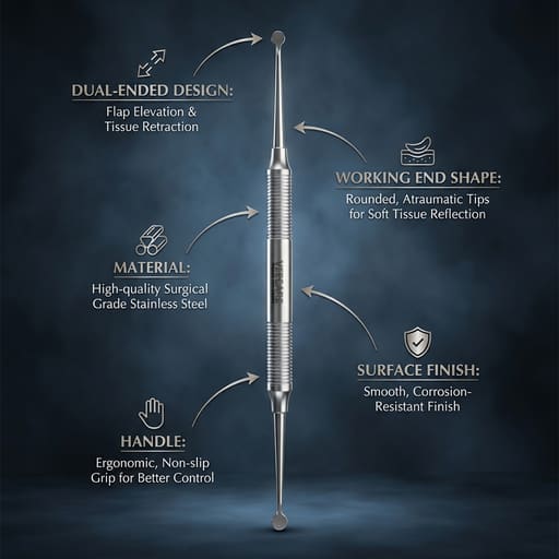 Veecare Molt Periosteal Elevator - 4/6