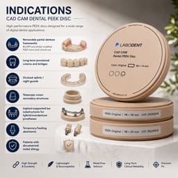 Labodent PEEK Disc for CAD/CAM – Natural Shade - 3