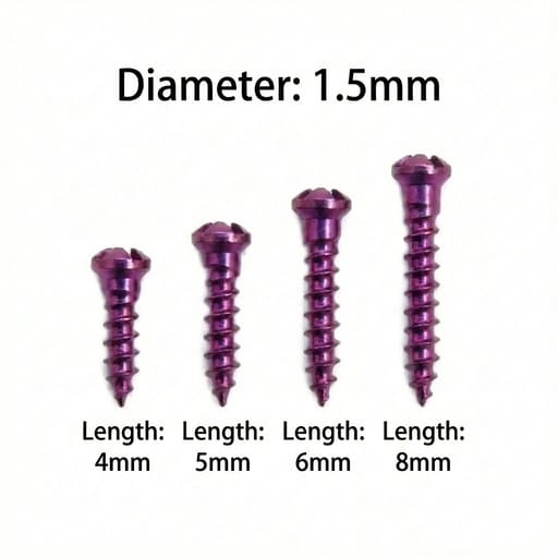 SK Surgicals Titanium Self Drilling Screws