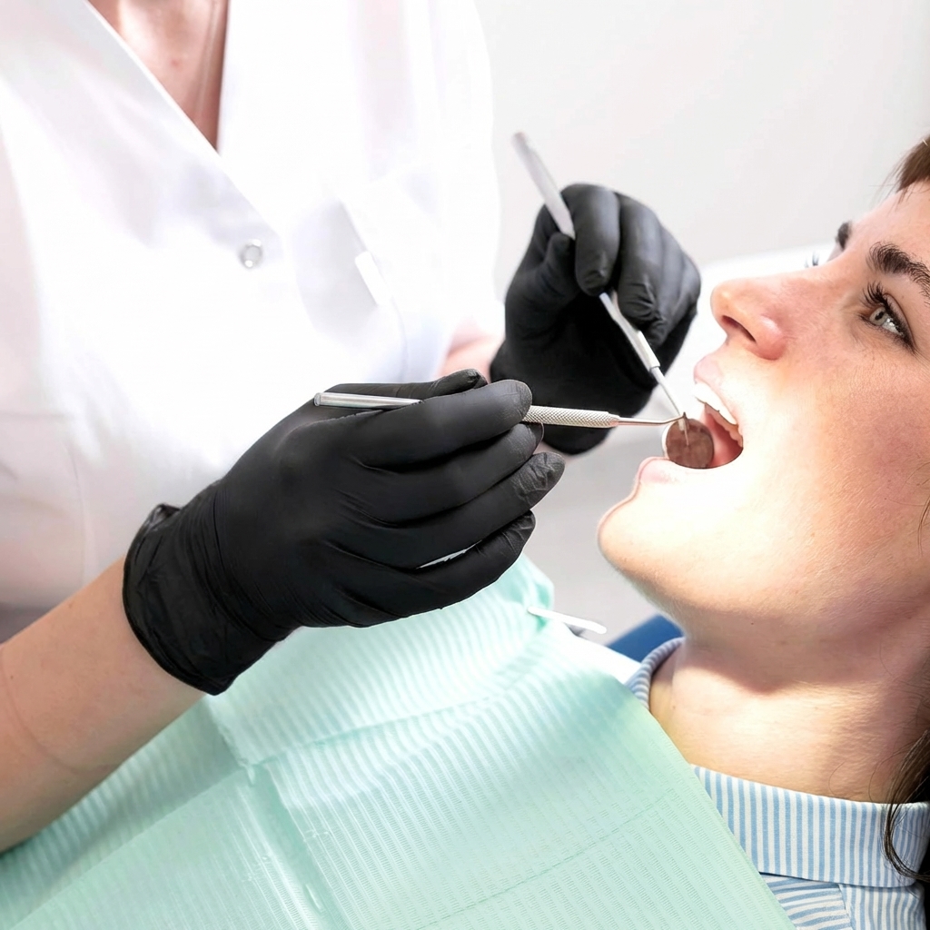 Palmtex Pro Nitrile Gloves Black (Pack of 100)