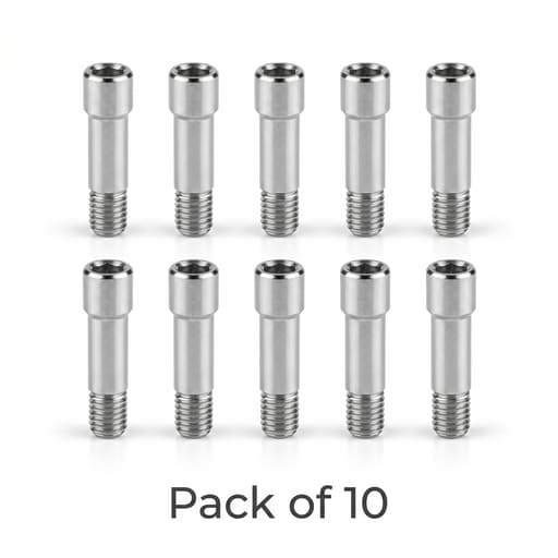 Mediden Dentium NR- Line Compatible Titanium Abutment Screw (S-22) (Pack of 10)