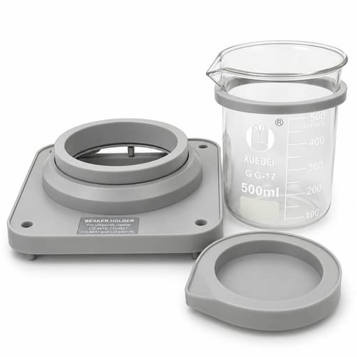 Codyson Glass Beaker & Holder for Ultrasonic Cleaner (500ml)