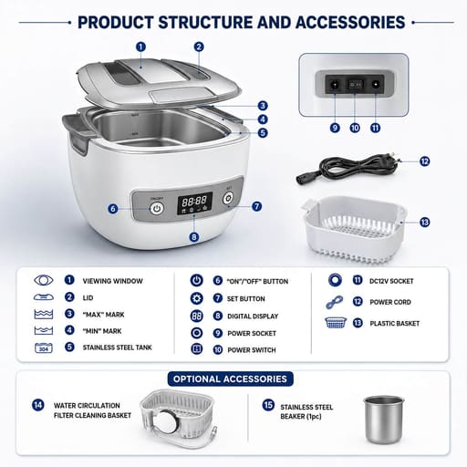 Codyson Ultrasonic Cleaner CD-4801 (1.4Litre)