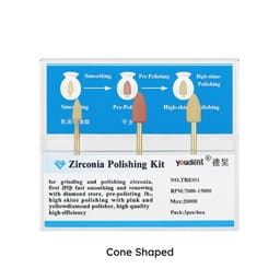 Youdent Zirconia Grinding And Polishing Assorted Kit RA (TR0301) - 1
