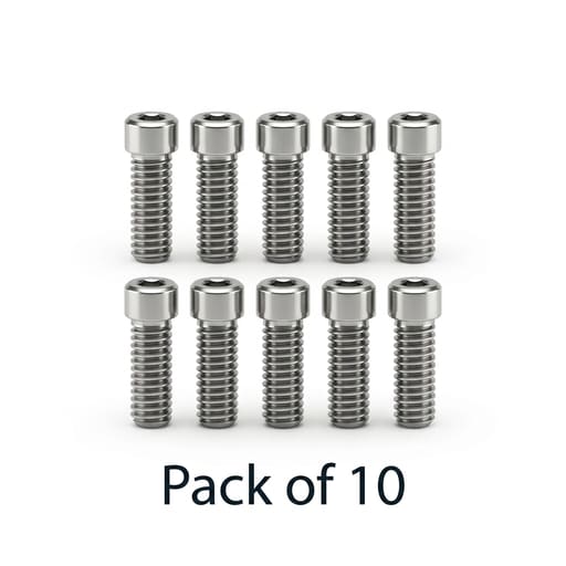 Mediden Dentium Implant Compatible Multi Unit Titanium Abutment Screw (DMUS) (Pack of 10)