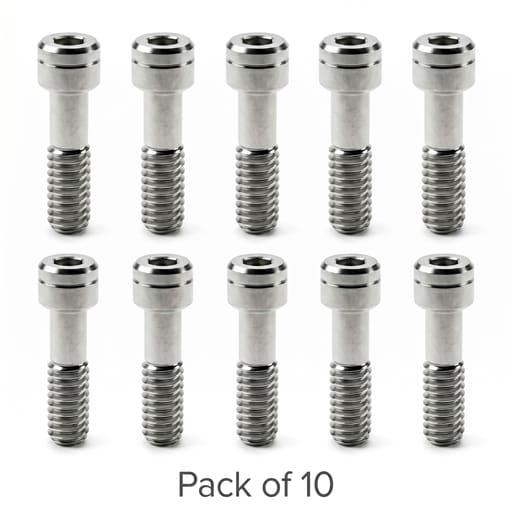 Mediden DIO UFII Regular Compatible Titanium Abutment Screw (S-32) (Pack of 10)