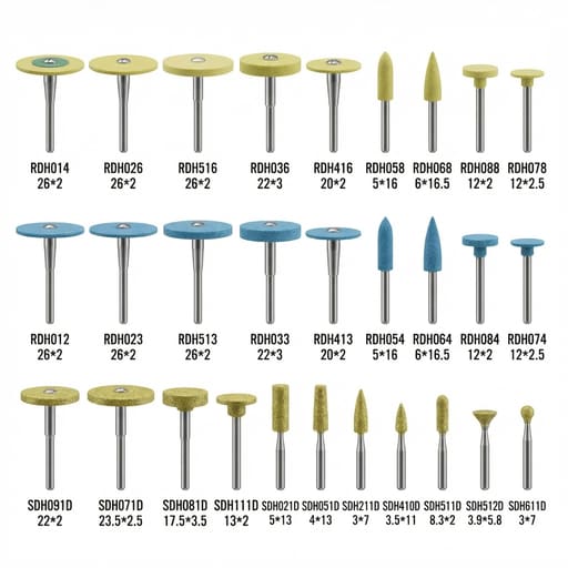 Labodent Diamond Stones Kit HP For Zirconia Grinding And Polishing