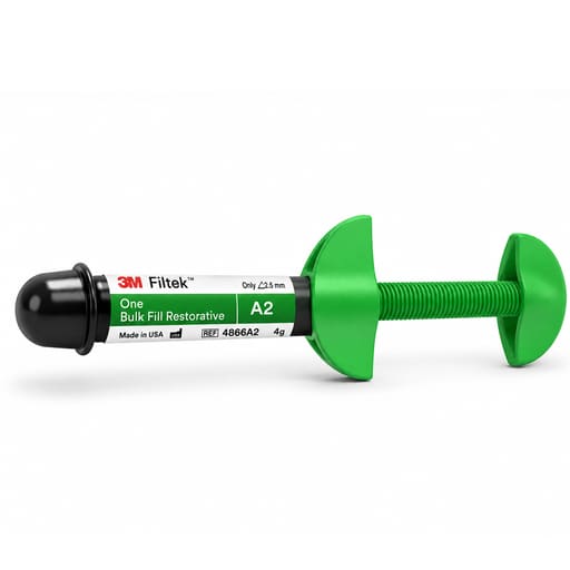 3M ESPE Filtek One Bulk Fill Restorative Syringe Shade A2 (Pack of 1)