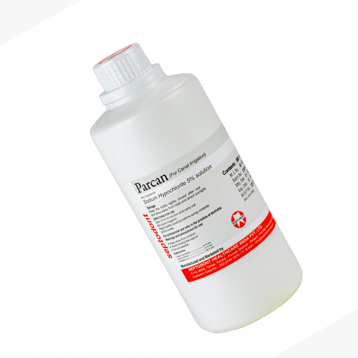Septodont Parcan 5% Sodium Hypochlorite Solution